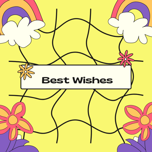 Best wishes, beautiful digital art design.