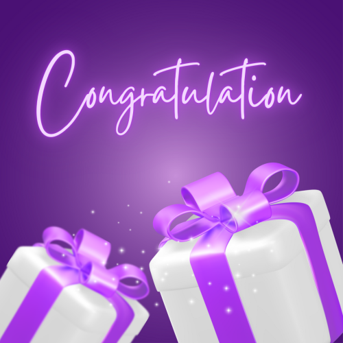 Congratulation, gifts.