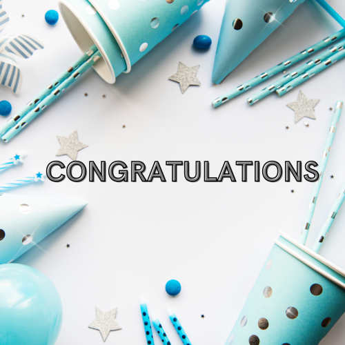 Congratulations, a wish card for a friend.