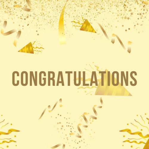 Golden birthday theme design, Congratulations.