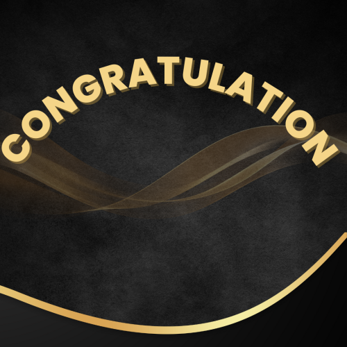 Congratulations, a simple wish card for a friend.