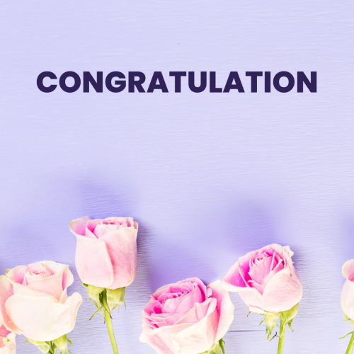 Congratulation, lots of flower in bottom.