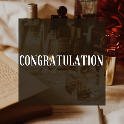 Congratulation, a beautiful wish card.