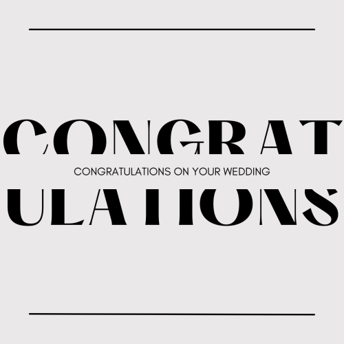 Congratulation on the grey background, Congratulations on the background.