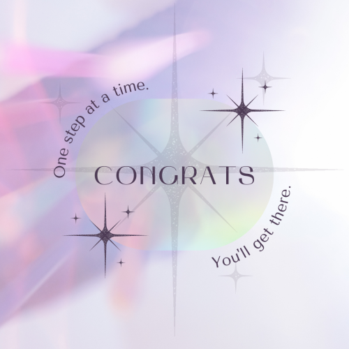Sparkling and colorful background, Congrats