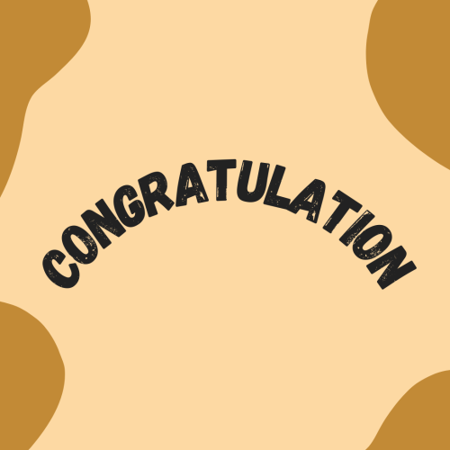 Dark and light background, Congratulation.