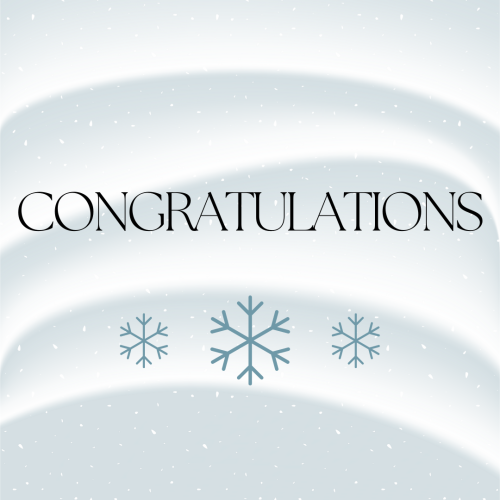 Congratulations, an wish card.