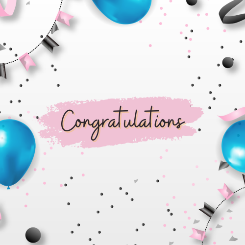 Birthday theme design, Congratulations.
