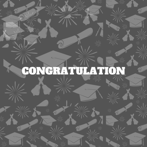 Lots of study items on the wish card, Congratulations.