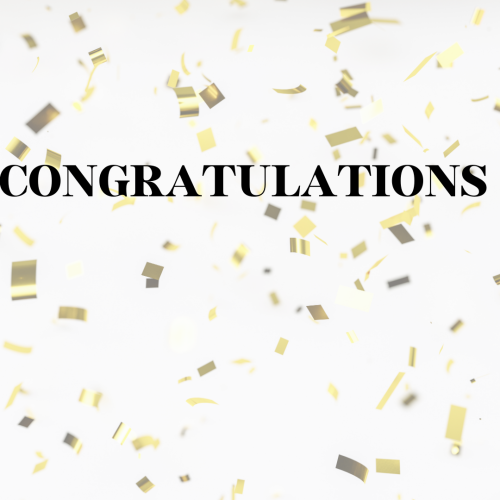 Lots of particles on the background, Congratulations.