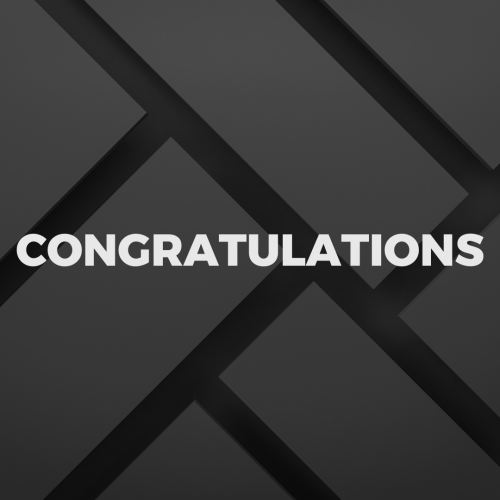 Congratulations, an elegant pattern design.