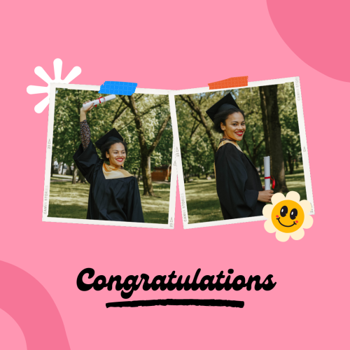 A girl completed her graduation, Congratulations.