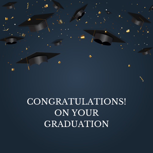 Congratulations On Your Graduation Graduate Cap