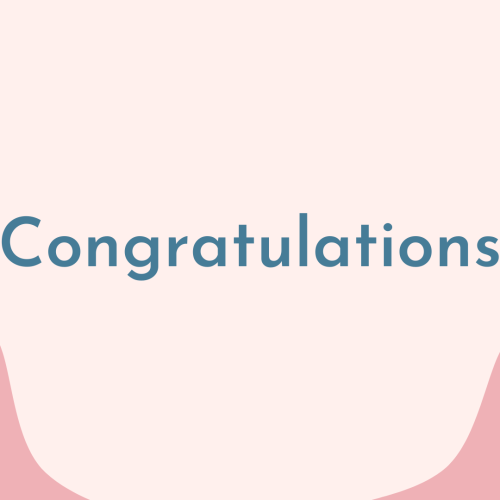 Simple and elegant wish card, Congratulations.