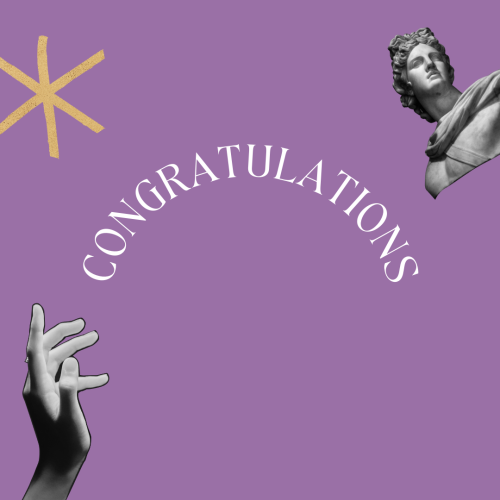 An American theme design, Congratulations.