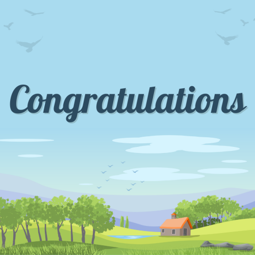 A beautiful view, Congratulations.