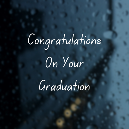 Congratulations On Your Graduation, Best Wishing Image Card