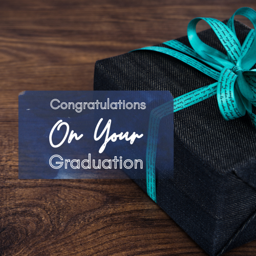 Congratulations On Your Graduation, Gift with Black Cover