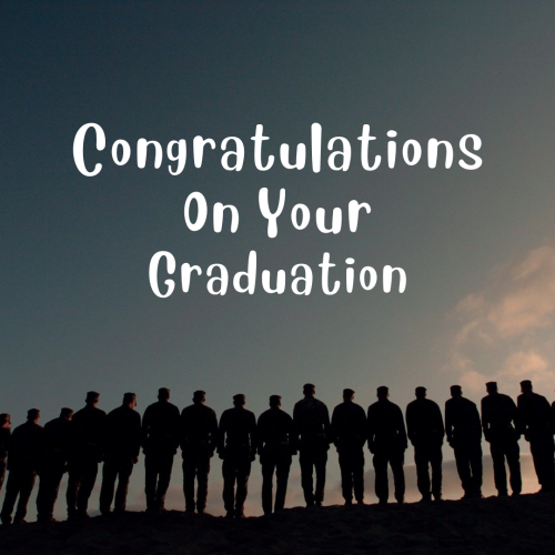 Congratulations On Your Graduation, Boys Standing On The Mountains