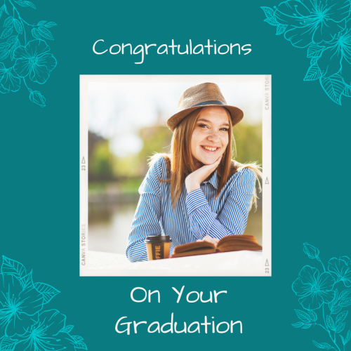 Congratulations On Your Graduation, Girl Wearing Brown Hat Looks Happy