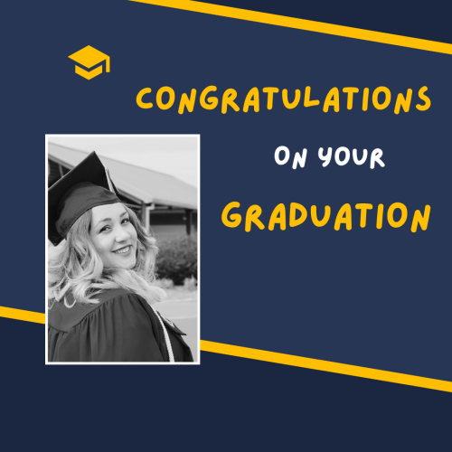 Congratulations On Your Graduation, Girl Wearing Graduation Cap
