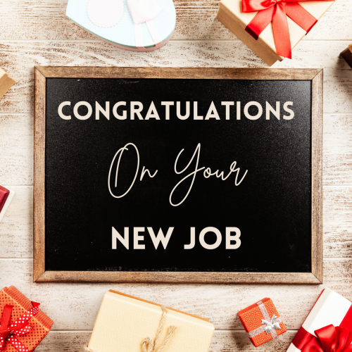 Hi Dear Congratulations On Your New Job