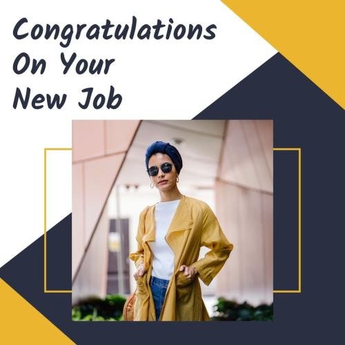 Congratulations On Your New Job, Girl Wearing Glasses Looks Beautiful