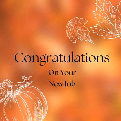 Congratulations On Your New Job, Best Wishing Card