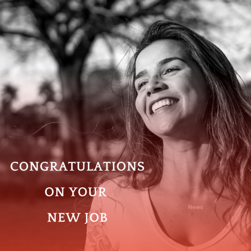 Congratulations On Your New Job, Girl Enjoying The Nature