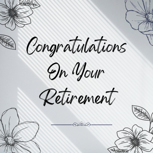 Image Card For Wishing, Congratulations On Your Retirement