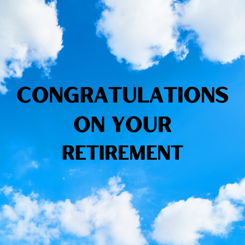 Clouds On Sky, Image Card, Congratulations On Your Retirement