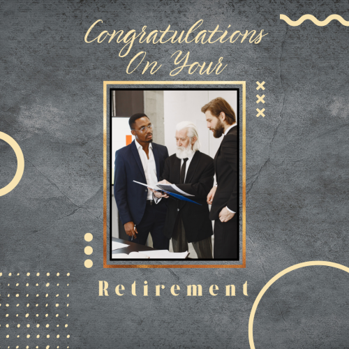 Congratulations On Your Retirement, Old Men Signing On File