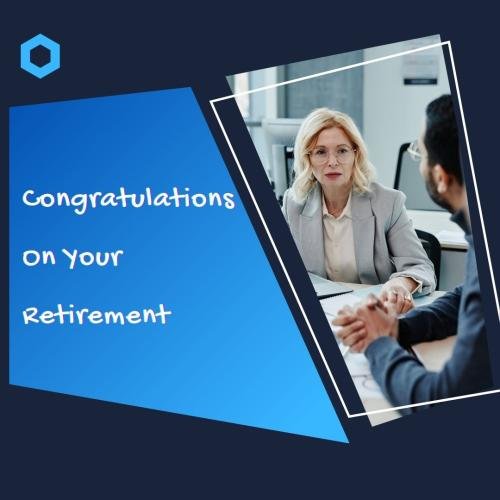 Congratulations On Your Retirement, Old Lady Doing Meeting