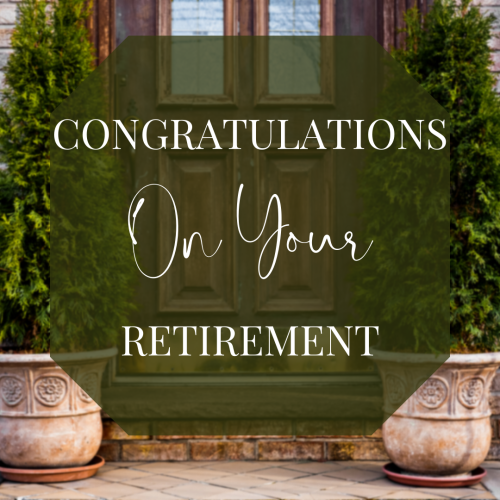 Beautiful image  Card For wishing Congratulations On Your Retirement.