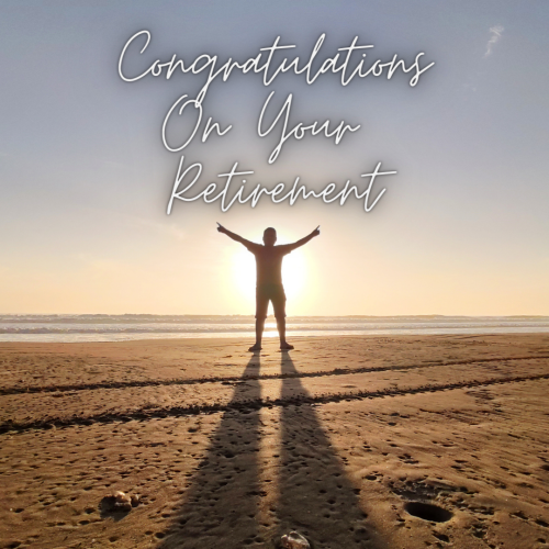 Congratulations On Your Retirement the Boy enjoying the scene of morning.
