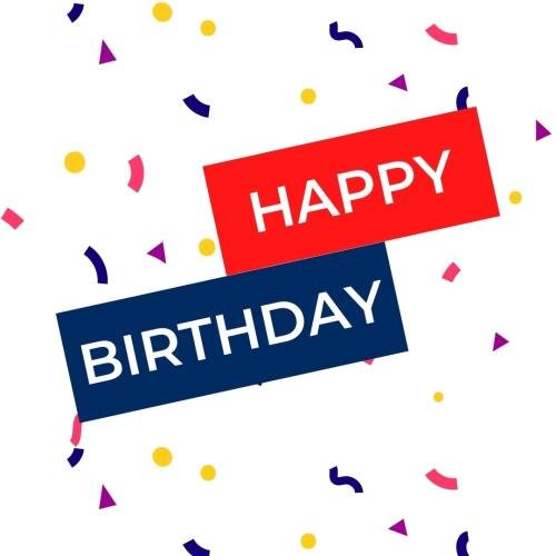 Happy Birthday on wish card