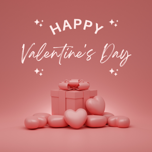 Happy valentine's day, lots of heart and gift.