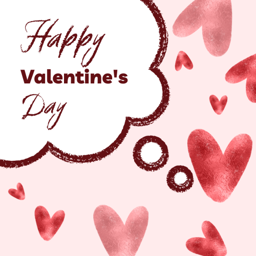 Happy Valentine's Day, valentine's day wish card.