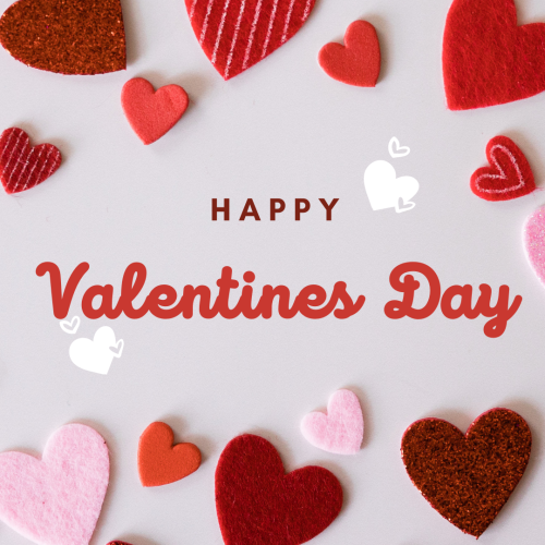 Happy valentines day, boy kissing a girl.