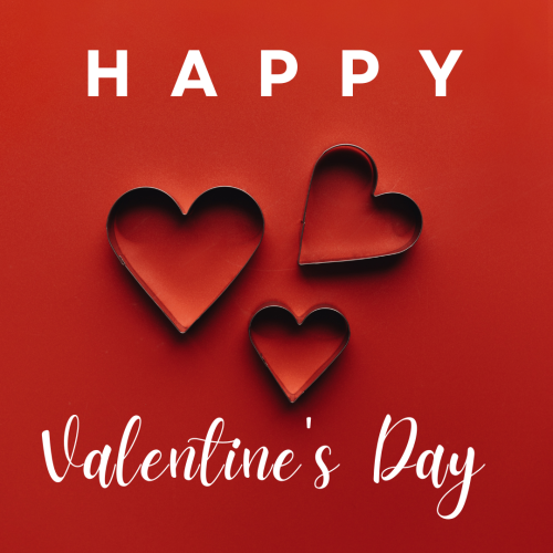 Simple and beautiful wish card, Happy valentines day.