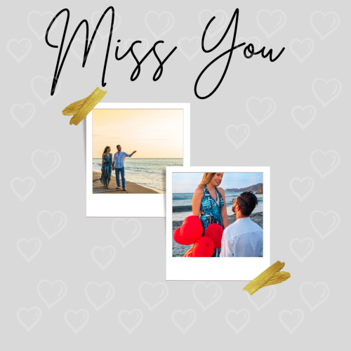 Miss you, a couple photo.