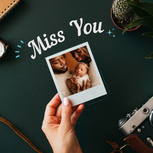 Miss You, a beautiful family pic.