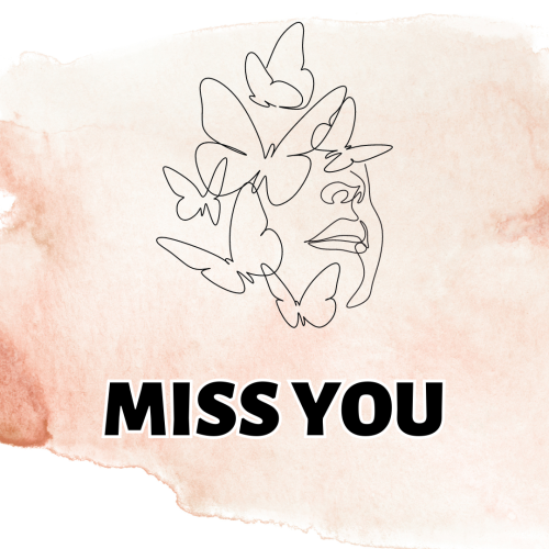 Miss You, wish card.