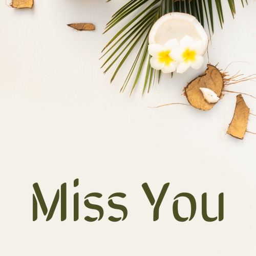 Beautiful wish card, Miss you.