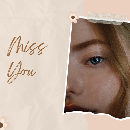 Miss You, a pic of a girl's eye.