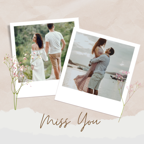Miss You, couple pic photos.
