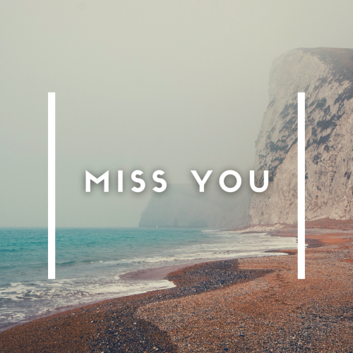 Sea view in the morning, Miss you