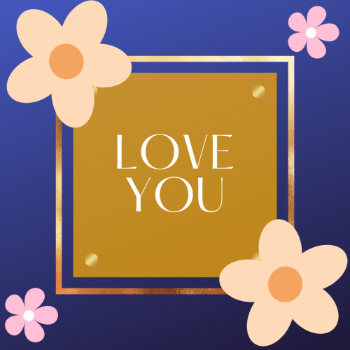 Sea in the background, love you